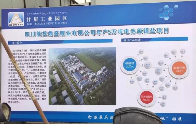 四川能投鼎盛鋰業(yè)有限公司項(xiàng)目介紹